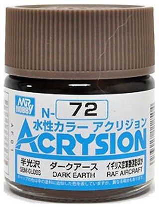 Gunze - Acrysion Color 072 - Dark Earth (Semi-Gloss)