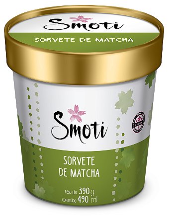 Sorvete de Matcha- Pote de 490 ml