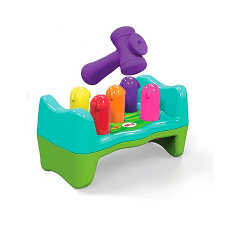 Brinquedo Infantil Bate Rebate Minhoquinhas Educativo
