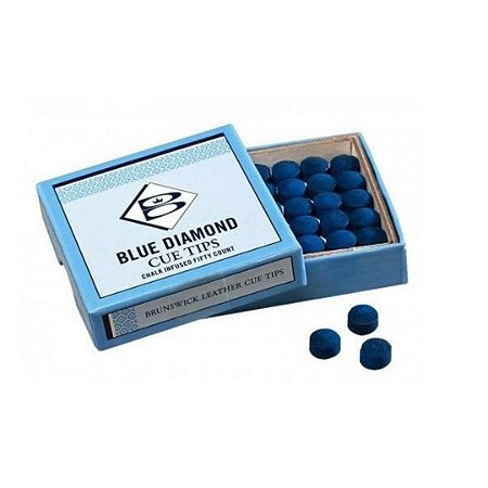 Sola Blue Diamond Couro Profissional 11 mm para Taco de Sinuca Bilhar