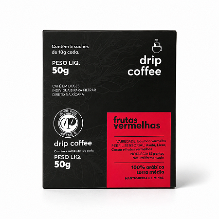 Drip Coffee Frutas Vermelhas