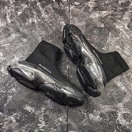 Balenciaga Tênis Speed LT preto/cinza SD - TMJ IMPORTS OFICIAL