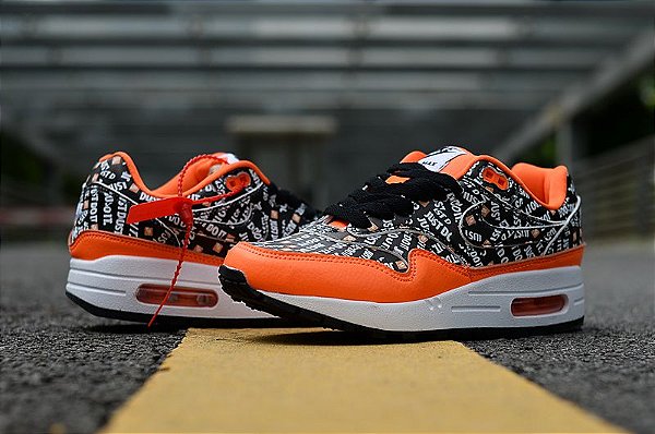 Nike Air max 87 - orange just do it - TMJ IMPORTS OFICIAL