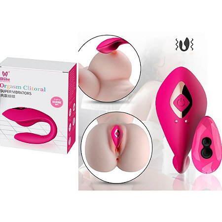 Super Vibrador de Casal Dibe - Com controle Remoto - Sex shop