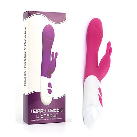 Vibrador Estimulador de Clitóris e Ponto G 36 Velocidades Happy Rabbit - Sexshop