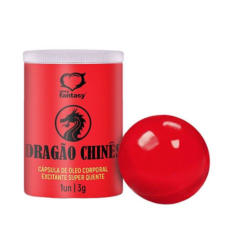 Bolinha Quente Dragão Chinês Capsula 1 Unidade Sexy Fantasy