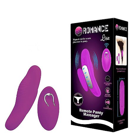 Vibrador De Calcinha com Controle Wireless e 12 Modos de Vibração – PRETTY LOVE LISA