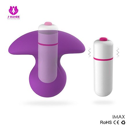 Vibrador Plug Anal Anatômico Com Capsula 7 Velocidades Silicone Macio