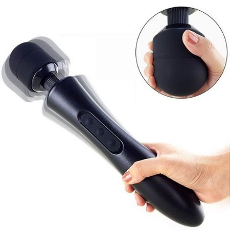 Vibrador Massageador Varinha Mágica – Ponta Flexível USB