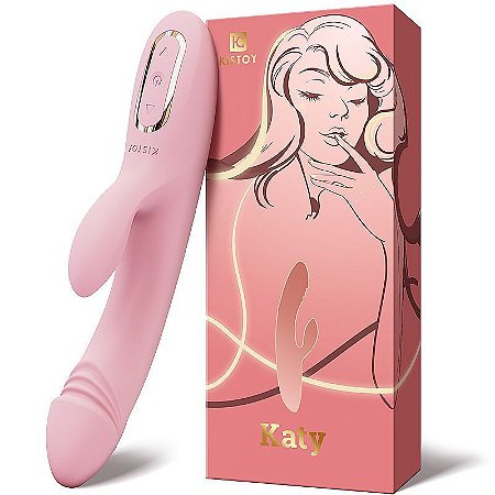 Massageador Feminino de Ponto G e Clitóris - Katy - Kisstoy
