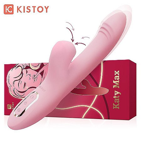 Massageador de Ponto G e Clitóris com Pulsação - Katy Max - Kisstoy