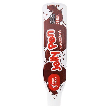 Jelly Pen Doces Caneta Comestível 35Ml Chocolate - For Sexy