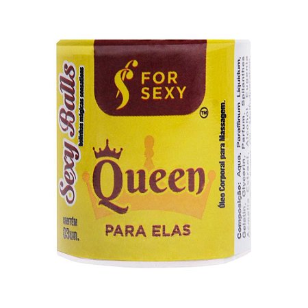 Bolinha Feminina Queen Sexy Ball 03 Unidades - For Sexy