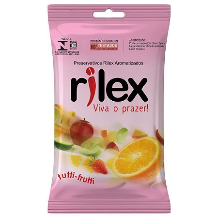 Camisinha Preservativa no Aroma de Tutti Frutti - Rilex