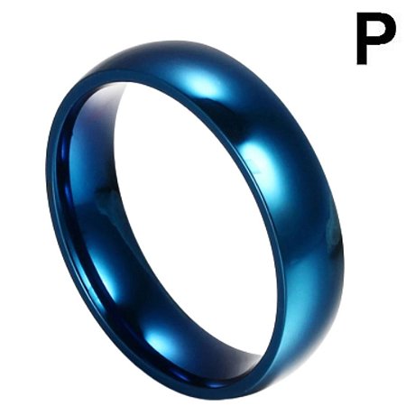 Anel Peniano em aço na cor Azul 4,0 cm Diâmetro - Tamanho P