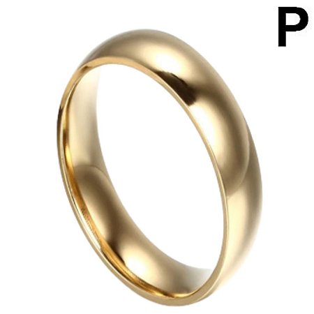 Anel Peniano em aço 4,0 cm Diâmetro - Tamanho P - Dourado