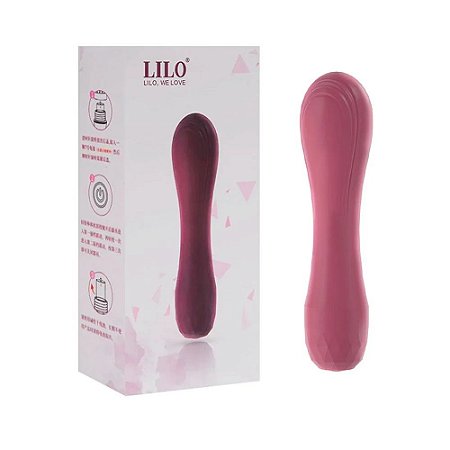 Mini VIbrador Em Silicone Com Multivelocidade - 11,7X3Cm