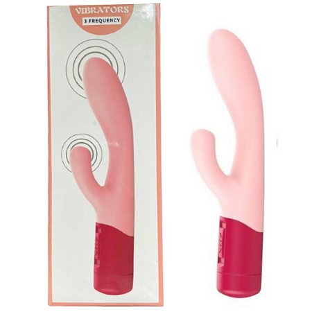 Vibrador Estimulador Duplo de Clitóris Com 3 Velocidades