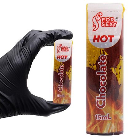 Gel Hot Comestível de Chocolate Saboroso 15Ml ForSexy