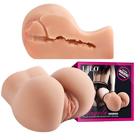 Masturbador Realistico formato de Bunda com Vagina e Anus