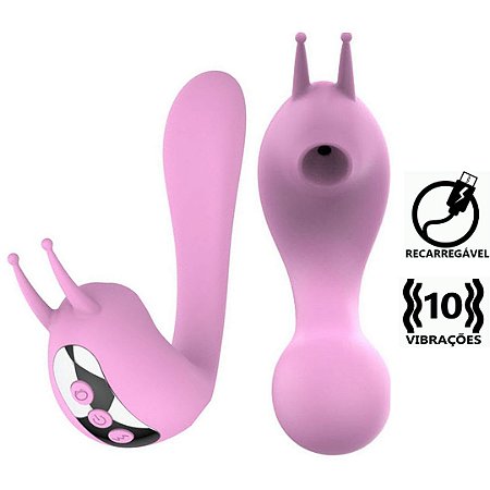 Vibrador de Clitóris com Pulsação Recarregável - Green Baby