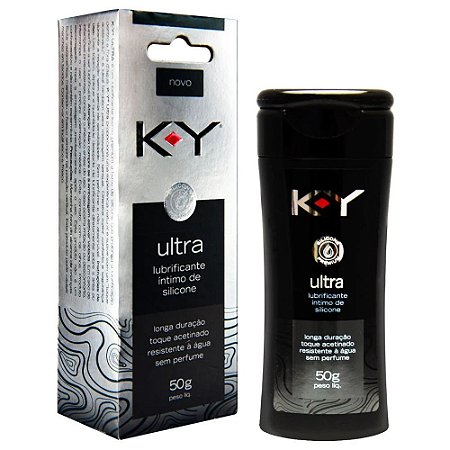 K-Y Ultra Lubrificante Deslizante Íntimo Silicone 50G Neutro