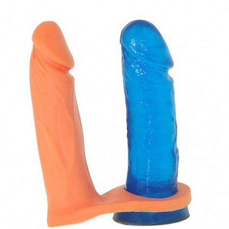 Anel companheiro para dupla penetração 17X4cm - Sexshop