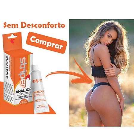 Anestésico Anal Striper Analdor Extra Forte 8g INTT - Sex shop