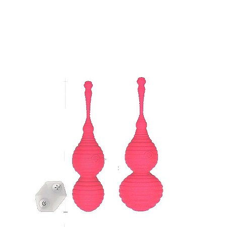 Bolas de Pompoar Inflável Recarregável Wireless com 7 Modos de Vibração - INFATABLE KEGEL BALL - Sexshop