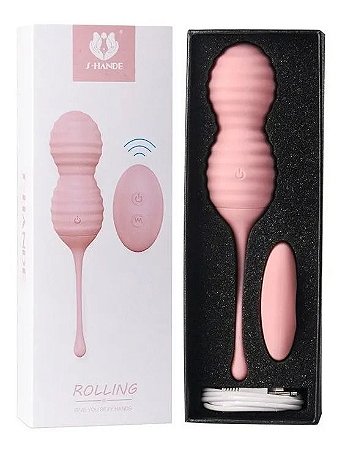 Bolas de Pompoarismo com Vibro Recarregável- Rolling - S-Hande - Sex shop