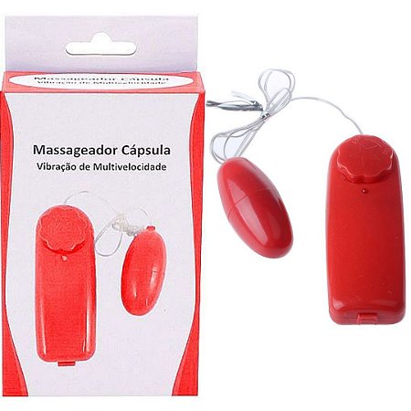 Vibrador Feminino Ó Vermelho - Bullet Estimulador