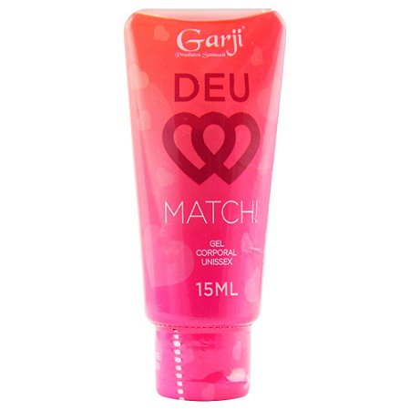 Deu Match Gel Excitante Beijavel Unissex 15ml Garji