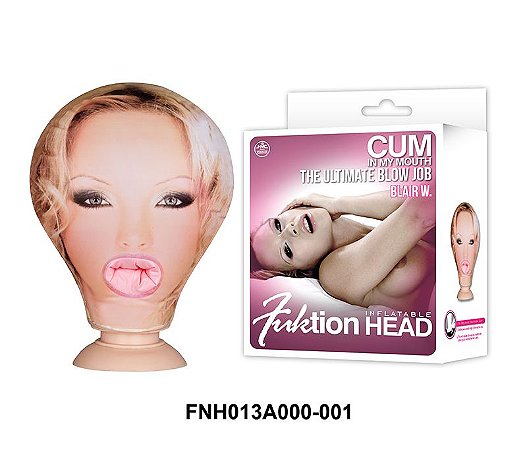 Cabeça de boneca inflável e penetrável - Fuktion Head Inflatable - Sex shop