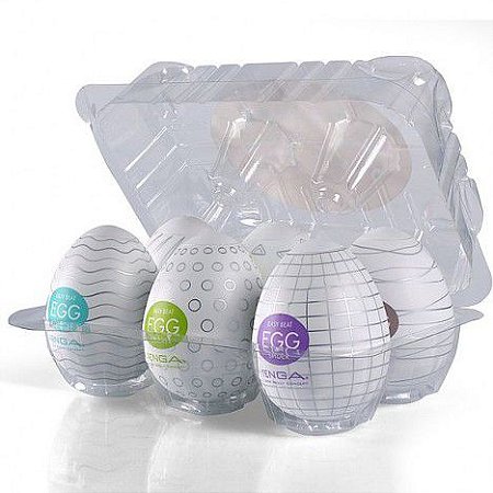 Caixa com 6 TENGA Eggs ORIGINAIS sortidos - Sexshop