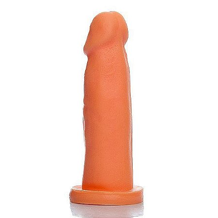 Capa peniana em PVC cor natural 20x5,5cm - Sex shop