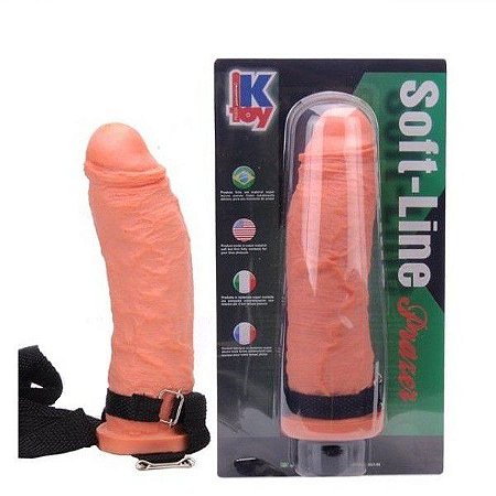 Capa para pênis Realística em PVA 20X5cm K-Toys - Sex shop
