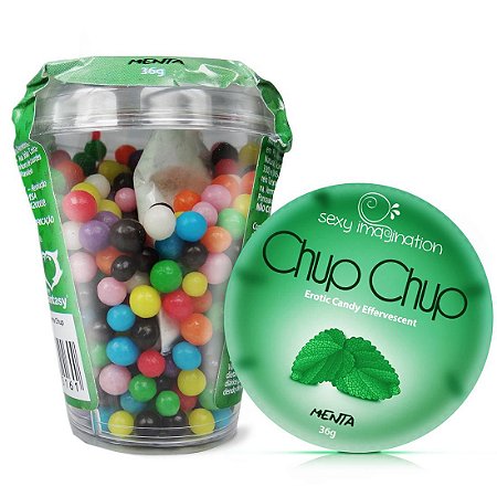 Chup Chup Erotic Candy Effervescent Menta Sexy Fantasy - Sexshop