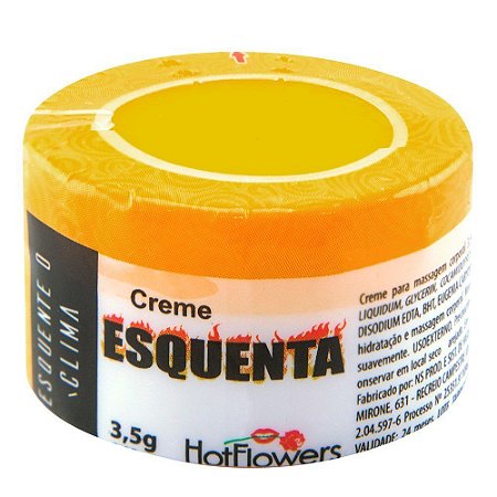 Creme Esquenta Erótico 3,5g HotFlowers - Sex shop