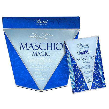 Creme Excitante Masculino Maschio Magic 6g Pessini - Sex shop