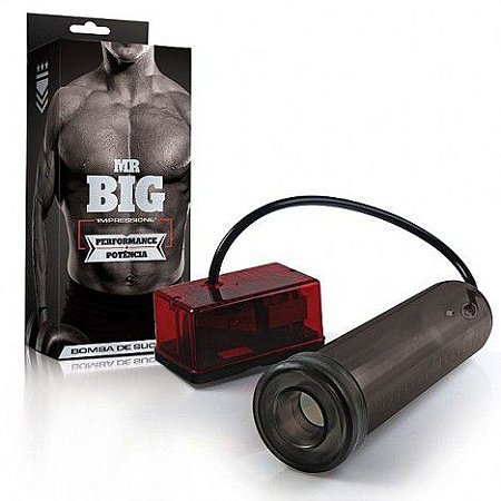 Desenvolvedor Peniano Mr. Big - Fumê - Elétrico 110vts - Sexshop