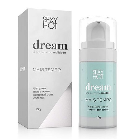 Dream Mais Tempo - Gel para Massagem com Esferas - 19g - Sexshop