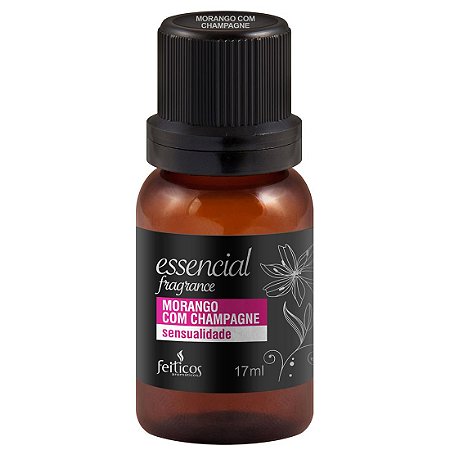 Essencial Fragance Encatadores 17ml MORANGO COM CHAMPANHE - Sex shop