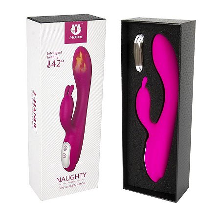 Vibrador Estimulador de Clitóris Com Aquecimento Naughty - S-Hande -  Sexshop