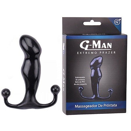 Estimulador de Próstata G-Man Preto - Sexshop