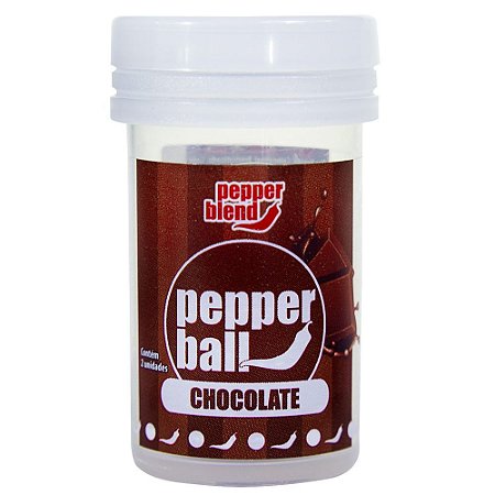 Pepper Ball Plus Chocolate Comestível Dupla 3G Pepper Blend