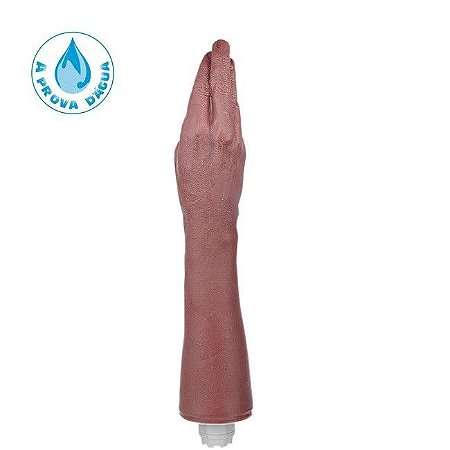 Fisting Mão para penetração 40X6CM - Marrom - Sexy shop