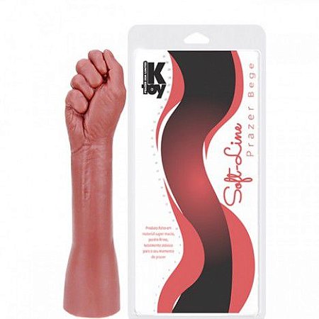 Fisting Penetrável forma de mão fechada Marrom - Sexshop