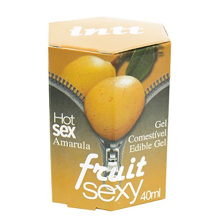 Fruit Sexy AMARULA Hot Gel Comestível 40ml INTT - Sex shop