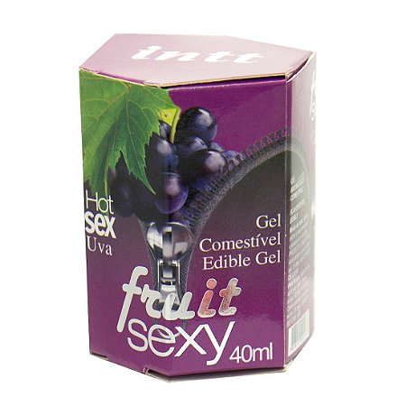 Fruit Sexy UVA Hot Gel Comestível 40ml INTT - Sex shop