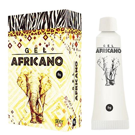 Gel Anal Africano 8 gramas bisnaga - Sexshop